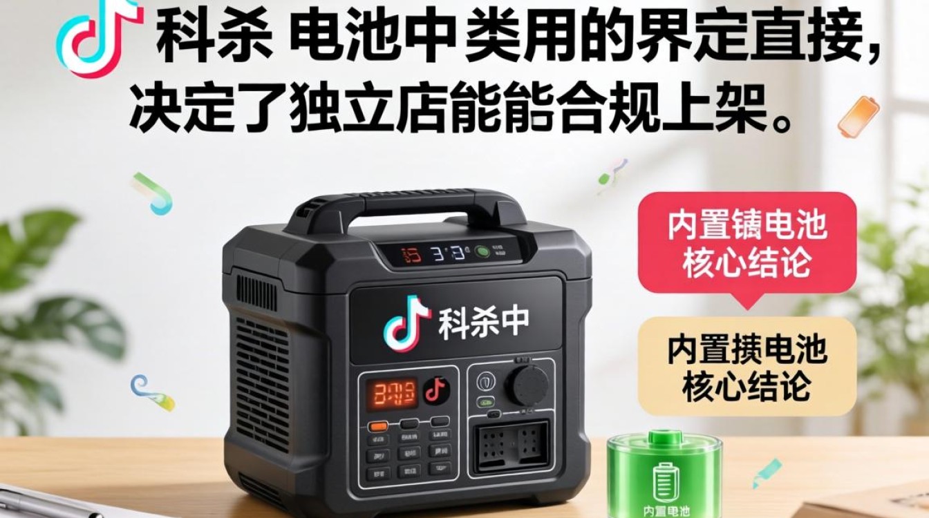 TikTok 电池属于什么类目