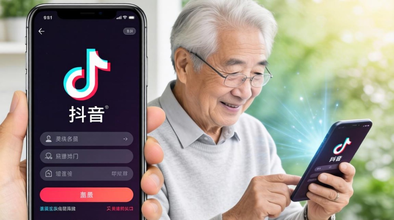 怎么用老人手机登录抖音