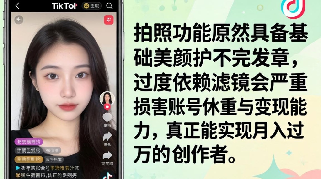 TikTok 拍照有美颜吗