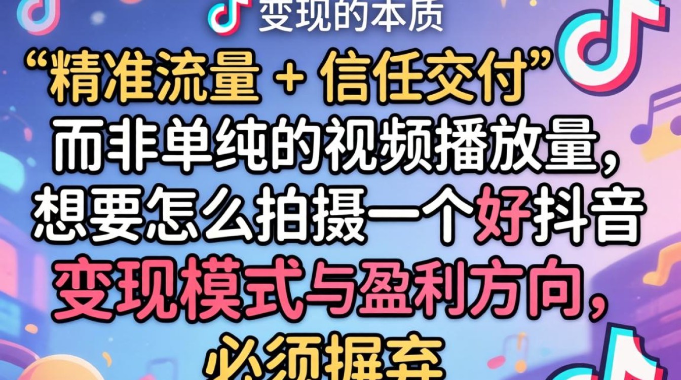 抖音变现模式与盈利方向