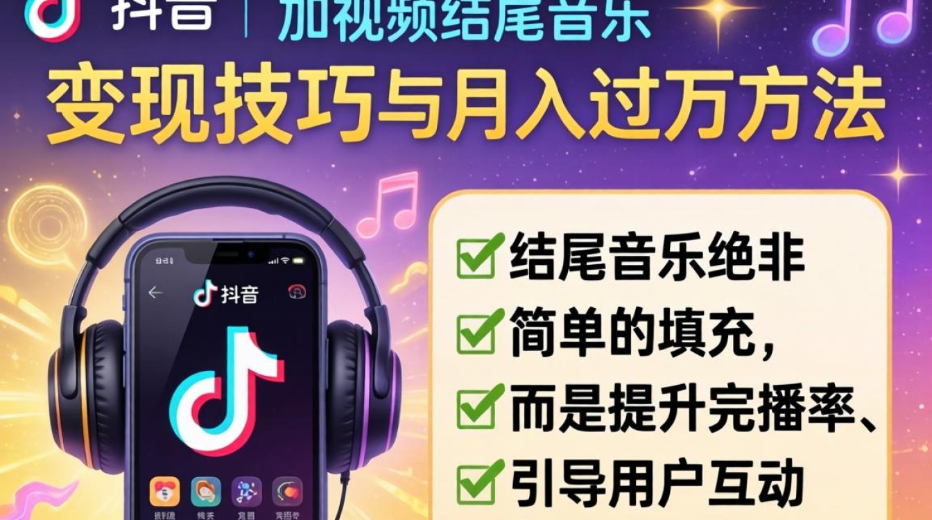 抖音怎么加视频结尾音乐