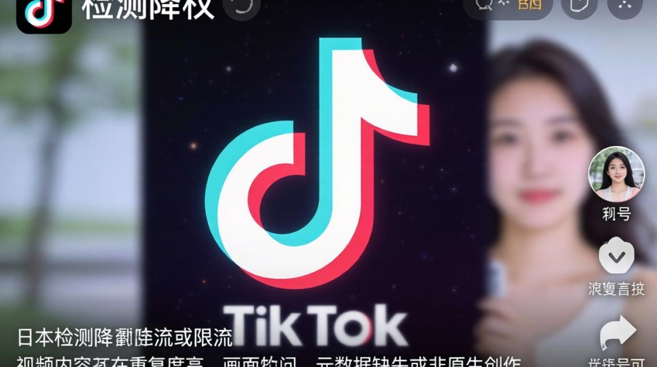 短视频制作日本 TikTok 检测到账号
