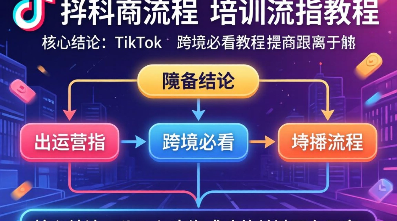 TikTok 培训流程图