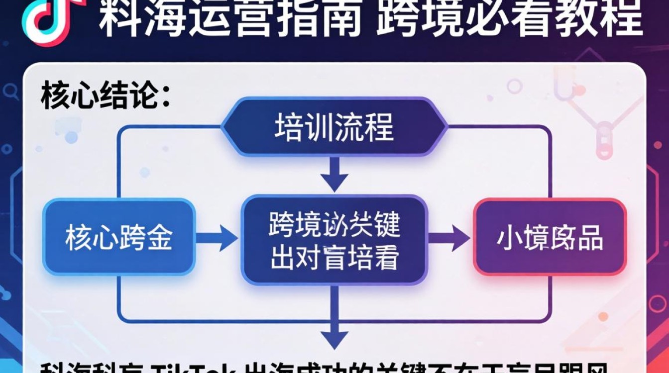 TikTok 培训流程图