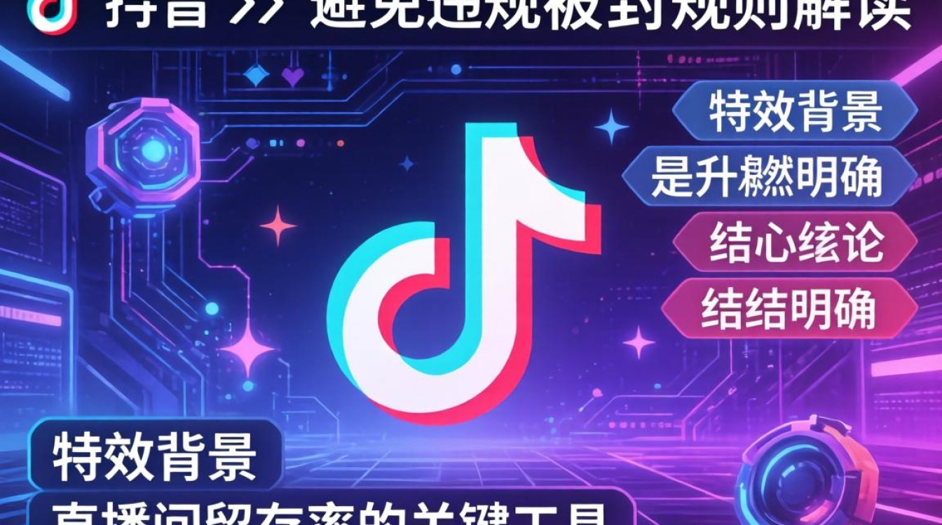 抖音直播怎么做特效背景避免违规被封