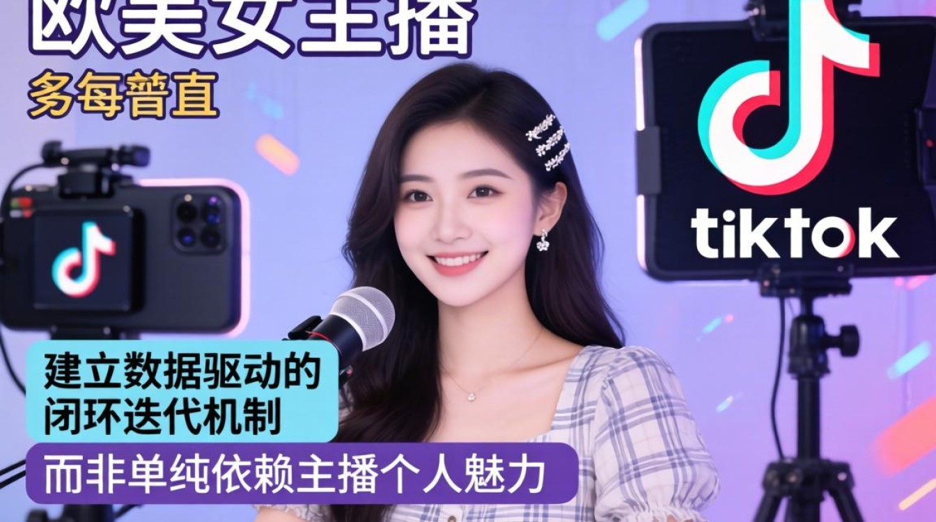 直播复盘欧美女博主tiktok如何优化直播效果