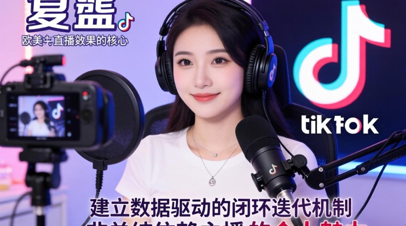 直播复盘欧美女博主tiktok如何优化直播效果