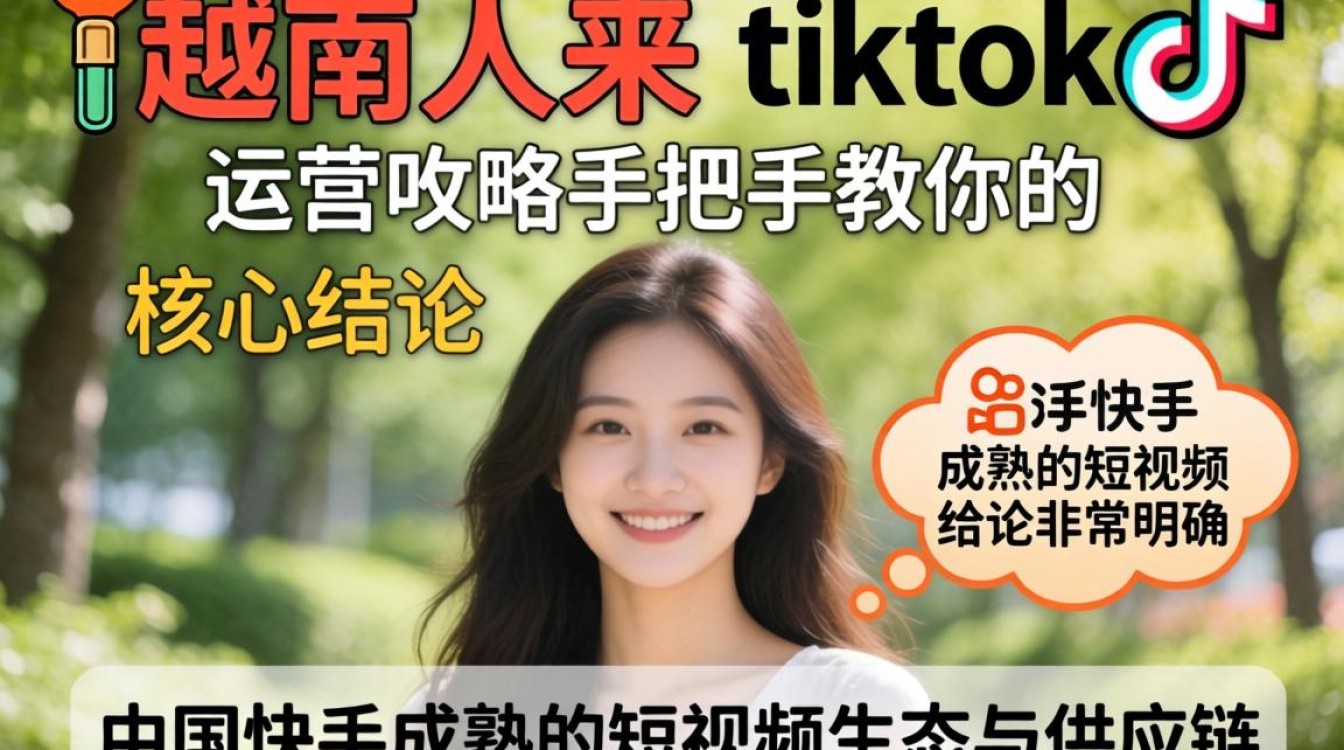 快手越南人来tiktok运营攻略手把手教你