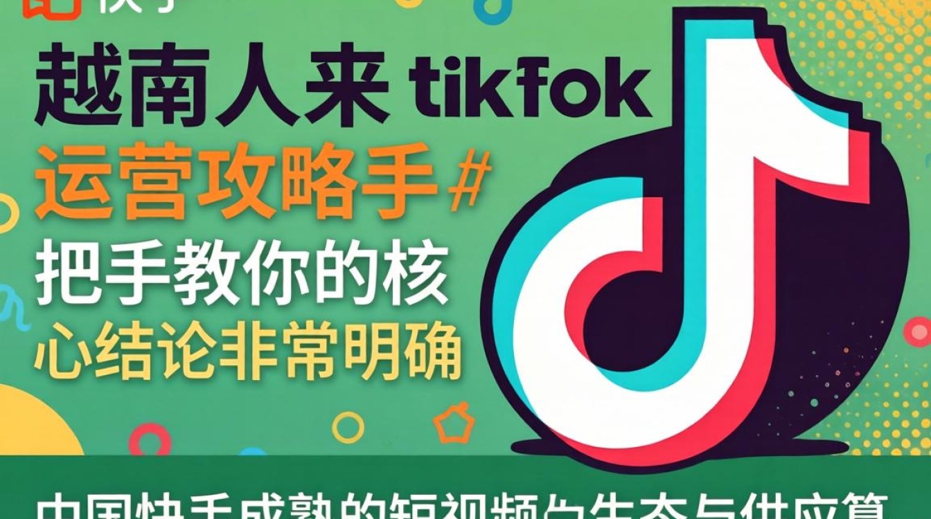 快手越南人来tiktok运营攻略手把手教你