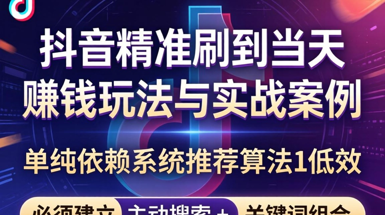 抖音怎么才能刷到当天的赚钱玩法与实战案例
