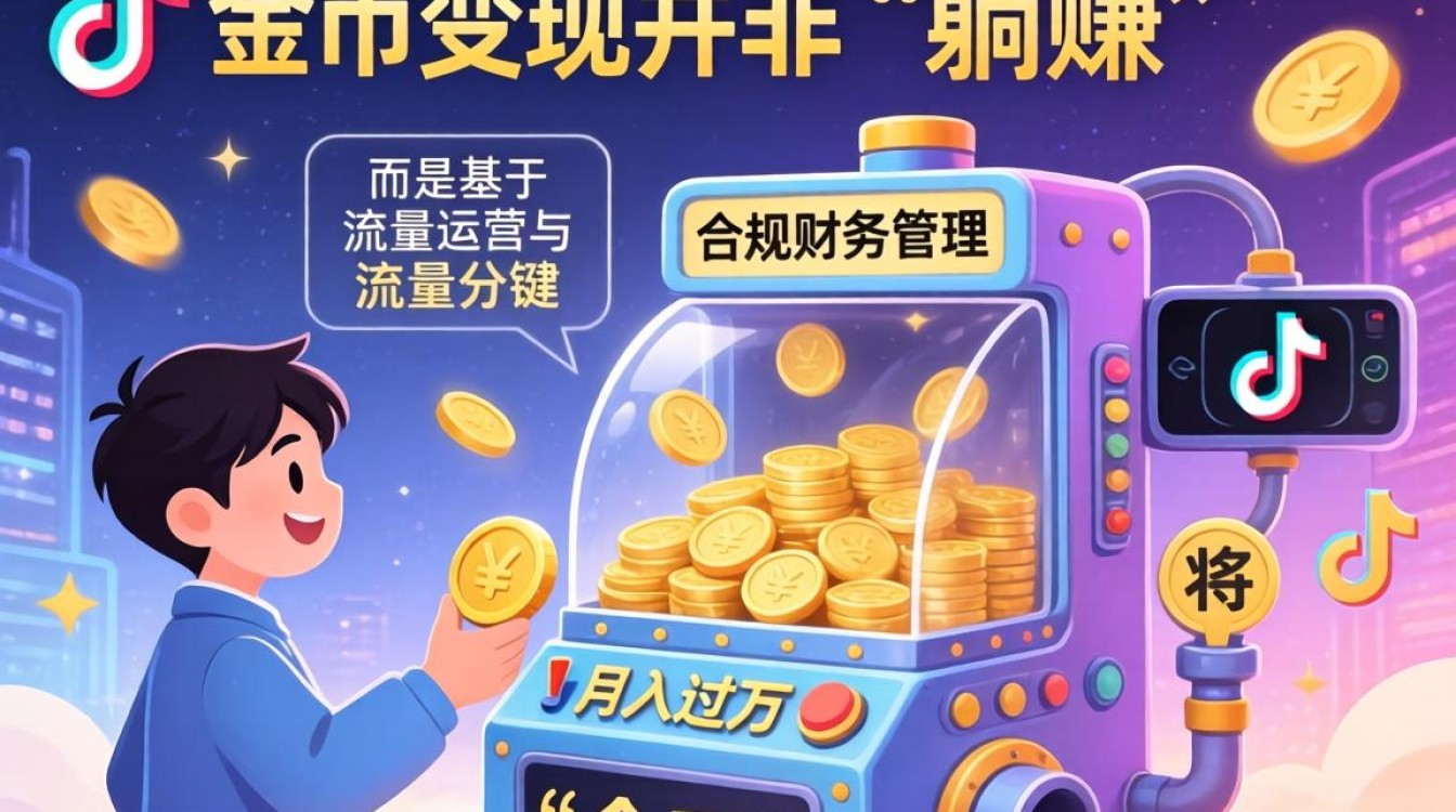抖音金币变现技巧月入过万