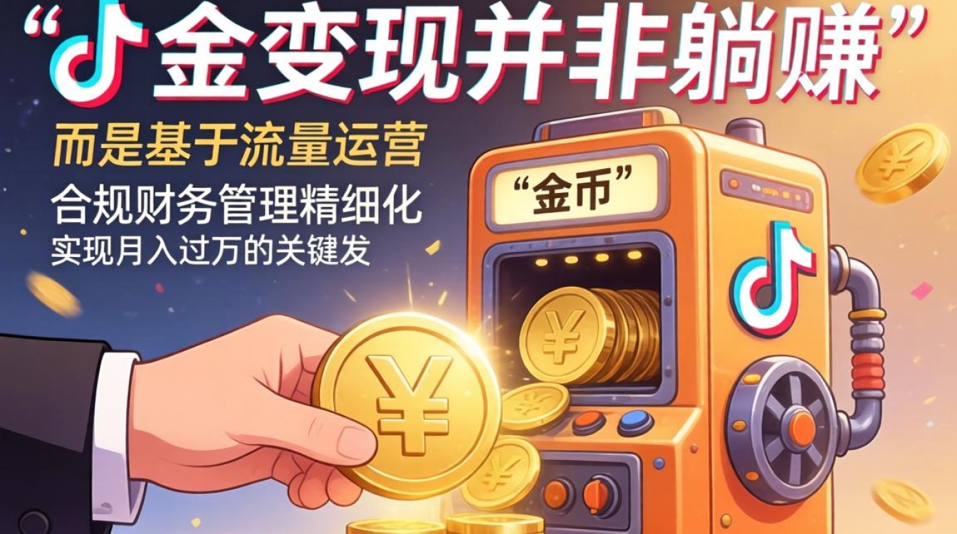 抖音金币变现技巧月入过万