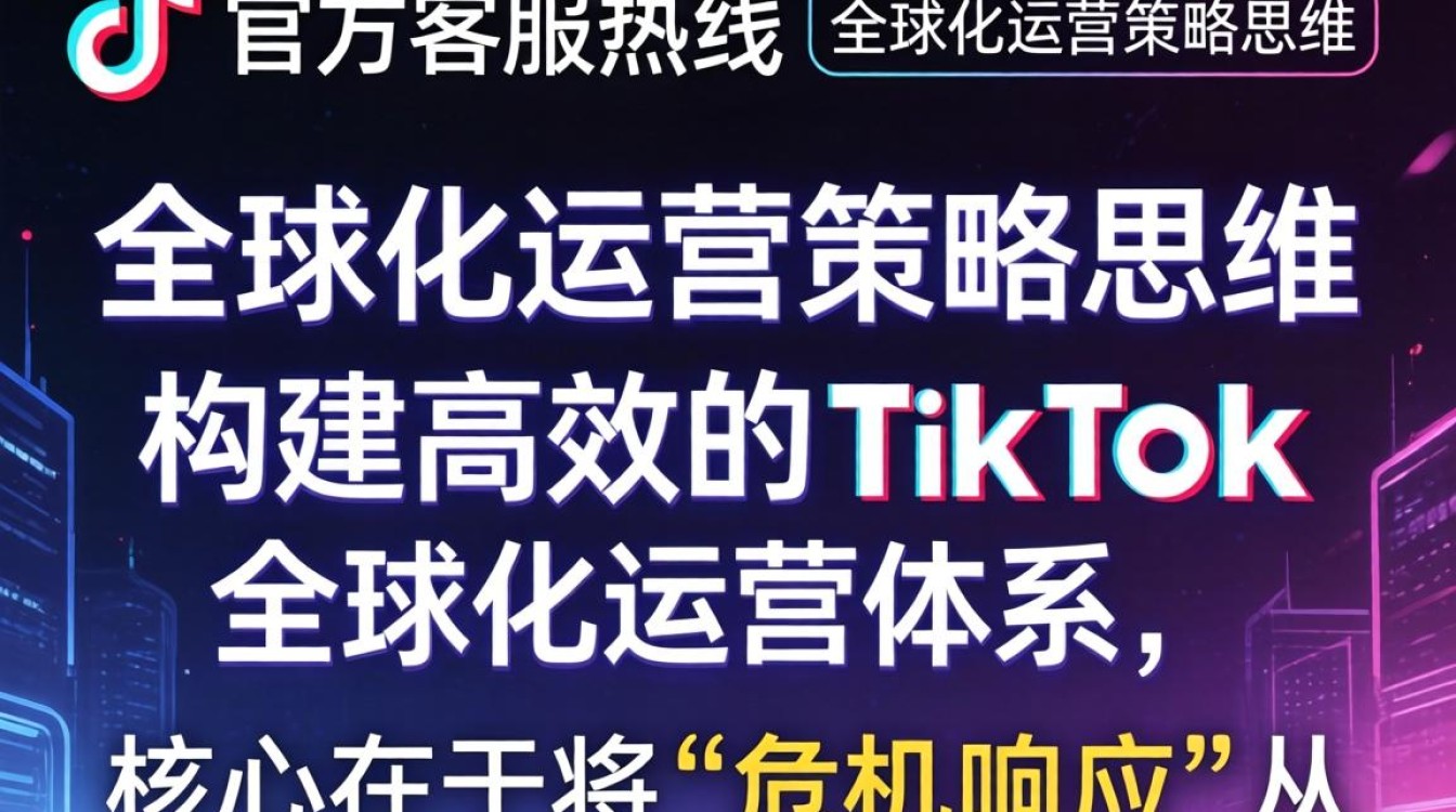 TikTok 客服联系方式及全球运营策略