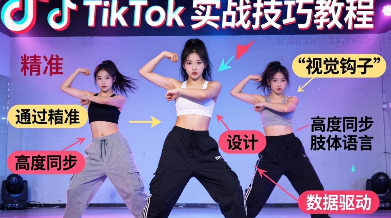 直播带货三人舞蹈 TikTok 怎么跳