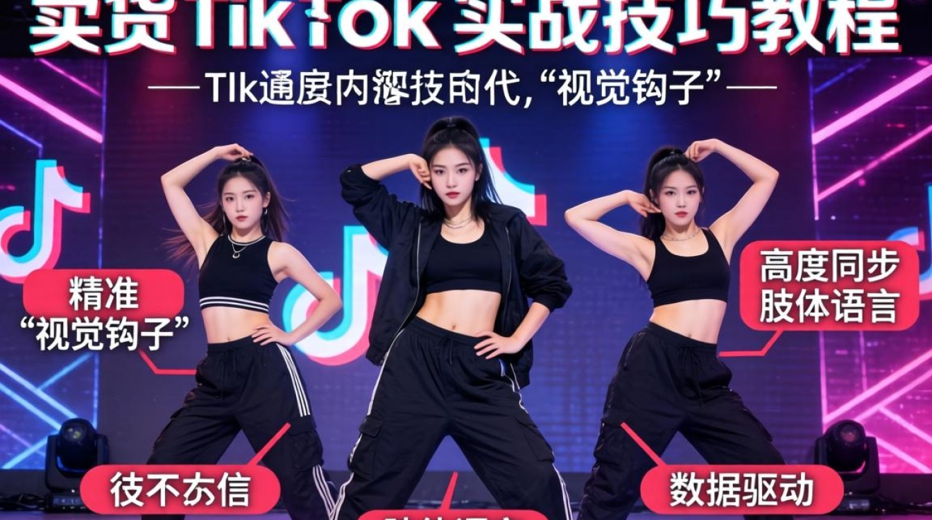 直播带货三人舞蹈 TikTok 怎么跳