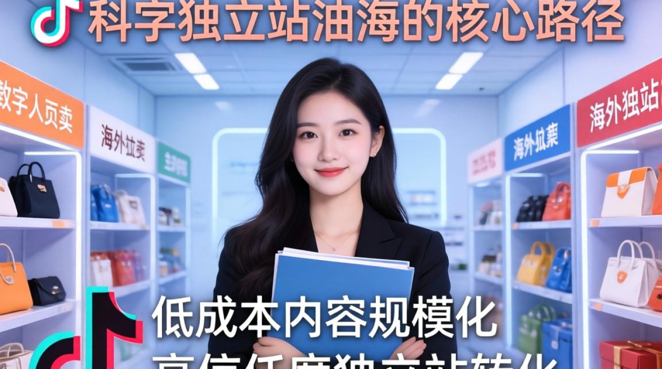 TikTok 数字人带货独立站建站海外电商指南