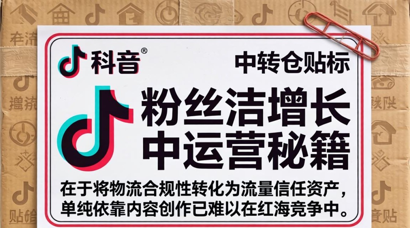 TikTok 中转仓贴标粉丝增长运营秘籍