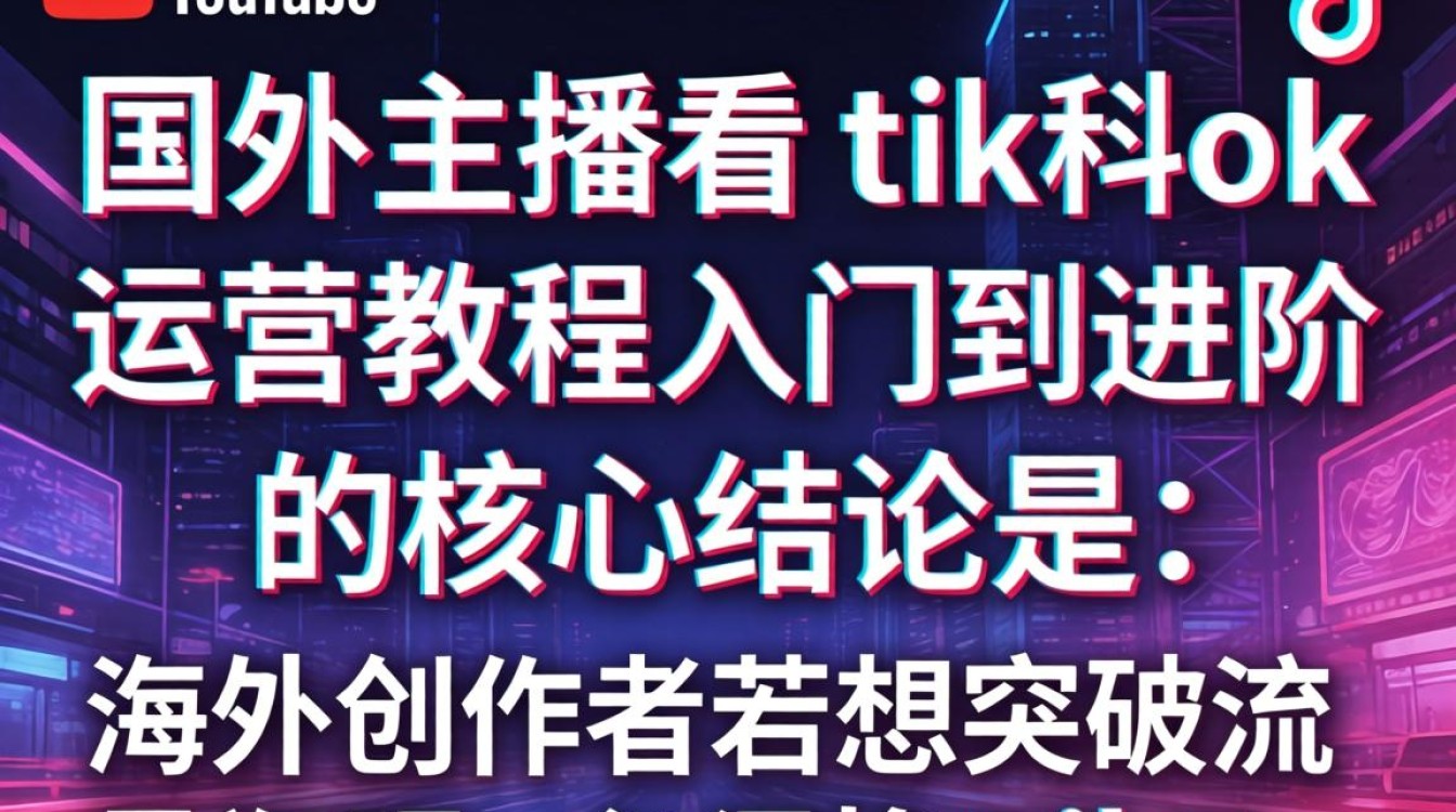YouTube 国外主播看 tiktok 运营教程入门到进阶
