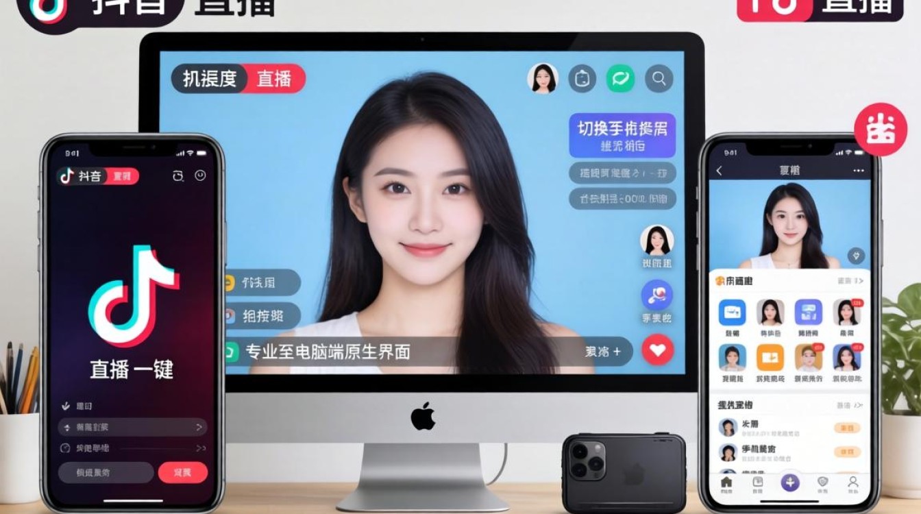 抖音直播怎么改成电脑版