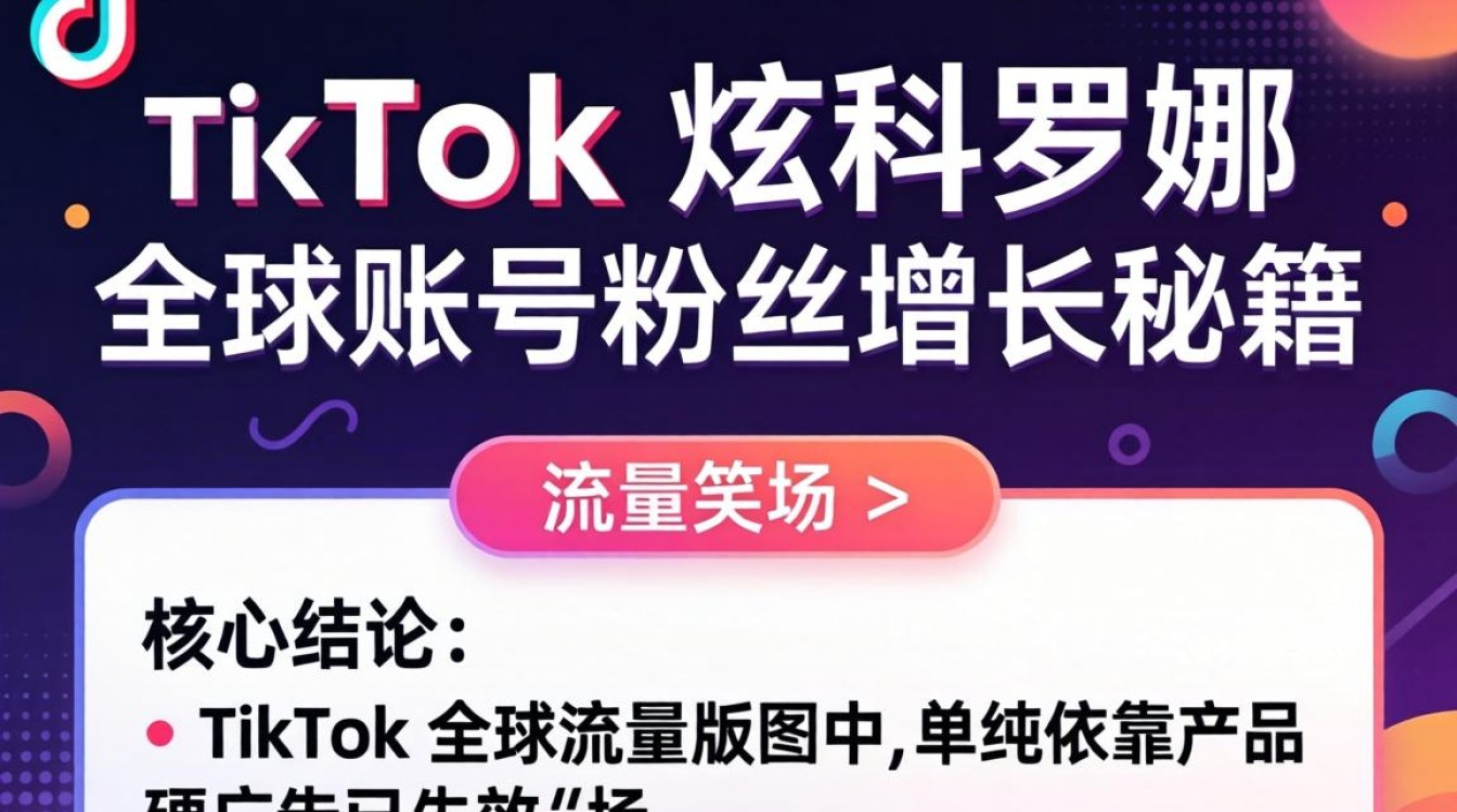 TikTok 炫科罗娜 全球账号粉丝增长秘籍