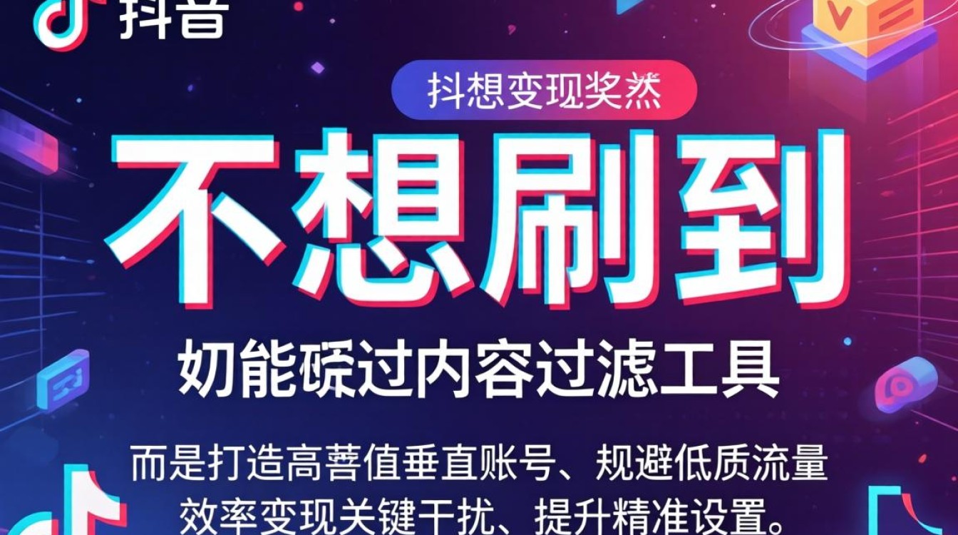 怎么设置不想刷到的抖音