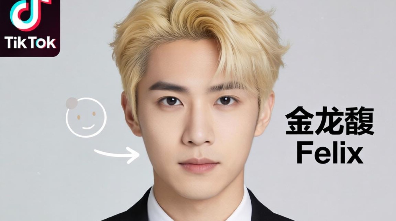 后期处理李龙馥 tiktok 金发作品怎么做的