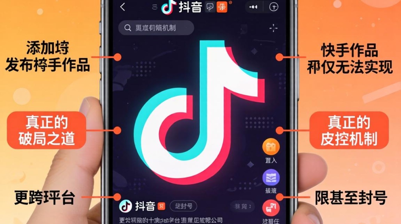 抖音里怎么添加快手作品
