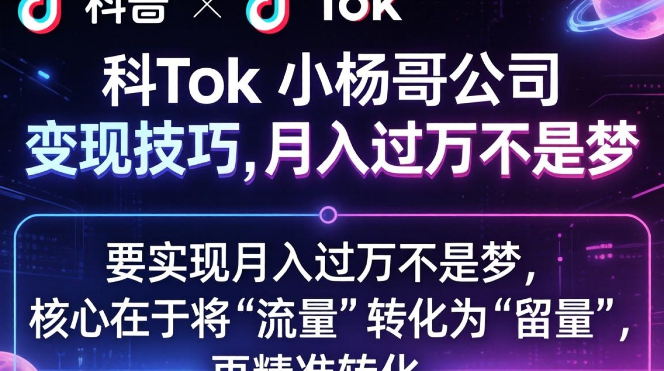 TikTok 小杨哥公司变现技巧