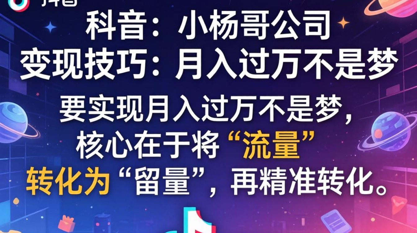 TikTok 小杨哥公司变现技巧