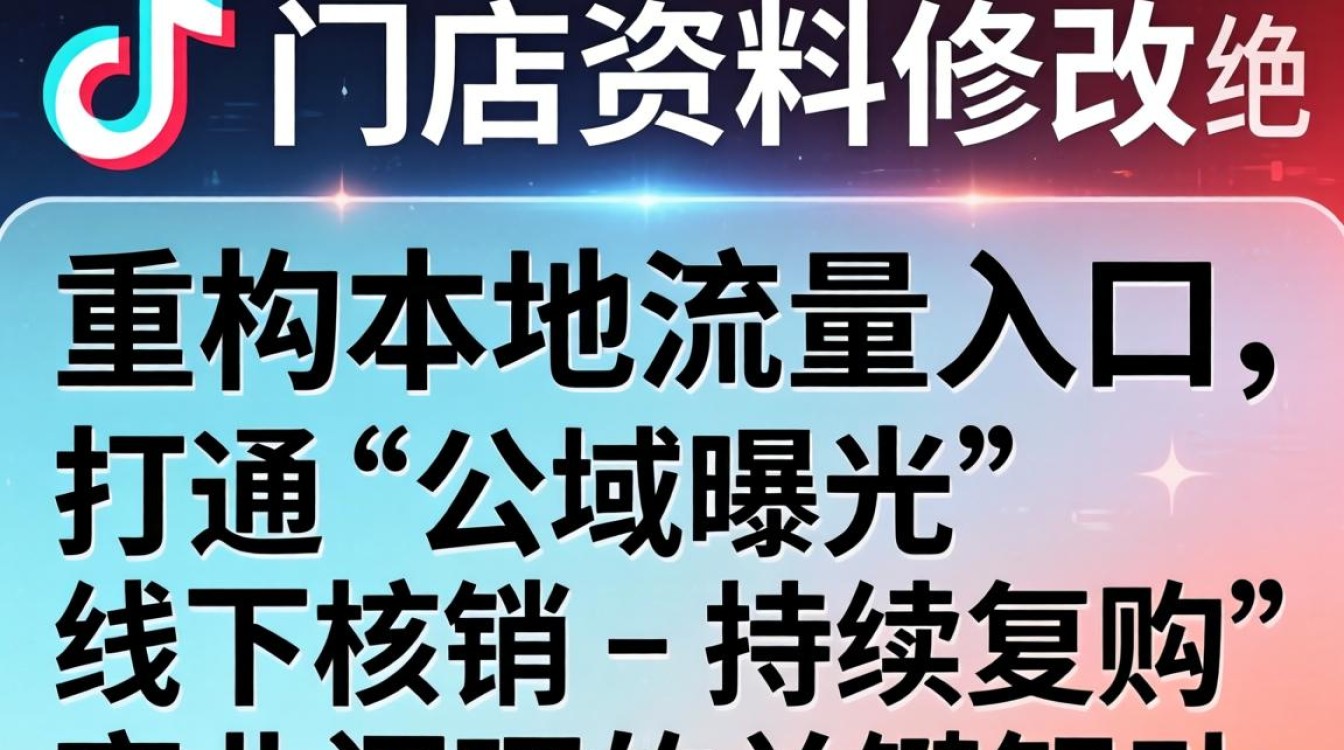 抖音门店认领资料修改流程及商业化持续收入技巧