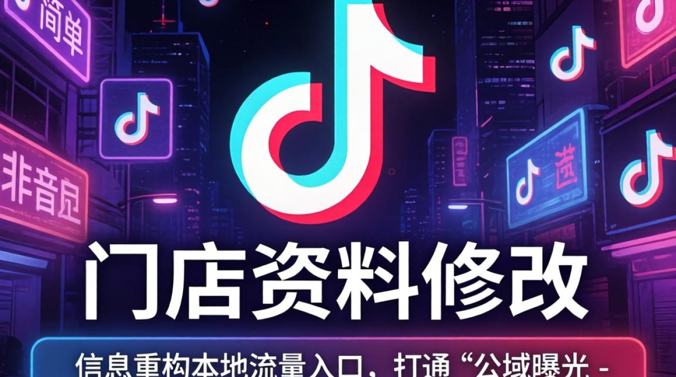 抖音门店认领资料修改流程及商业化持续收入技巧