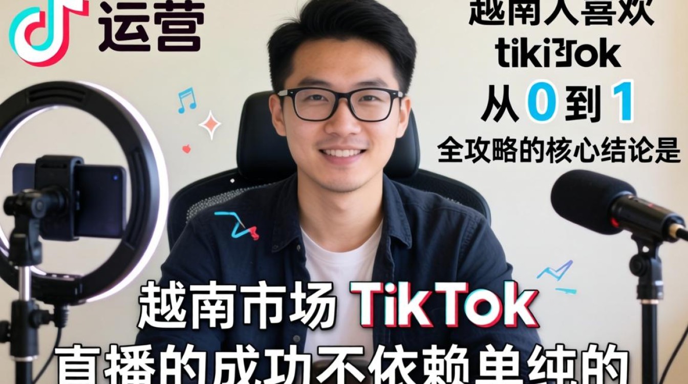 直播运营越南人喜欢tiktok从0到1全攻略