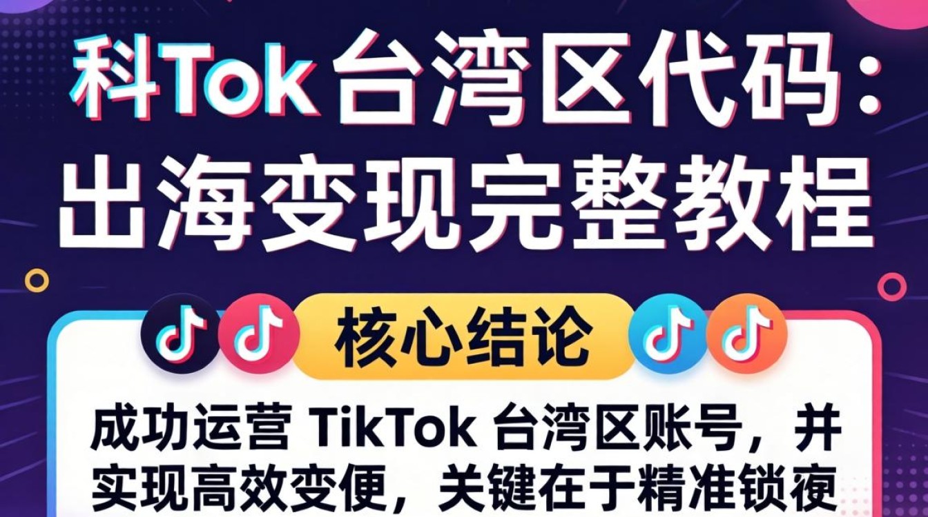 TikTok 台湾区代码 出海变现完整教程