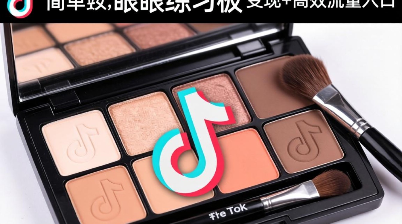 TikTok 眼妆练习板月入过万技巧