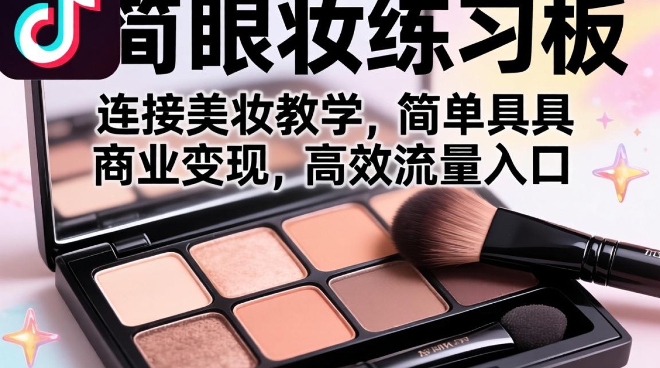 TikTok 眼妆练习板月入过万技巧