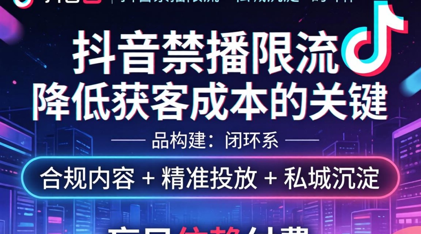 抖音限流原因及降低获客成本广告投放