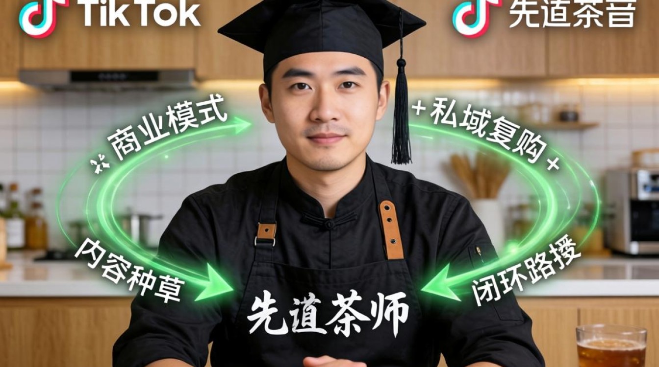 商业模式岑先生茶师tiktok怎么盈利