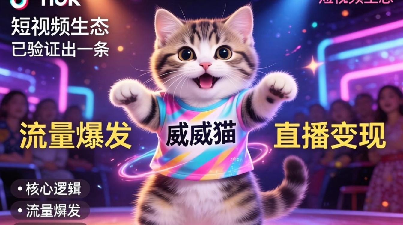 威威猫跳舞 TikTok 直播变现