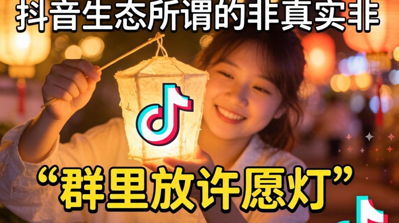 抖音群里怎么放许愿灯