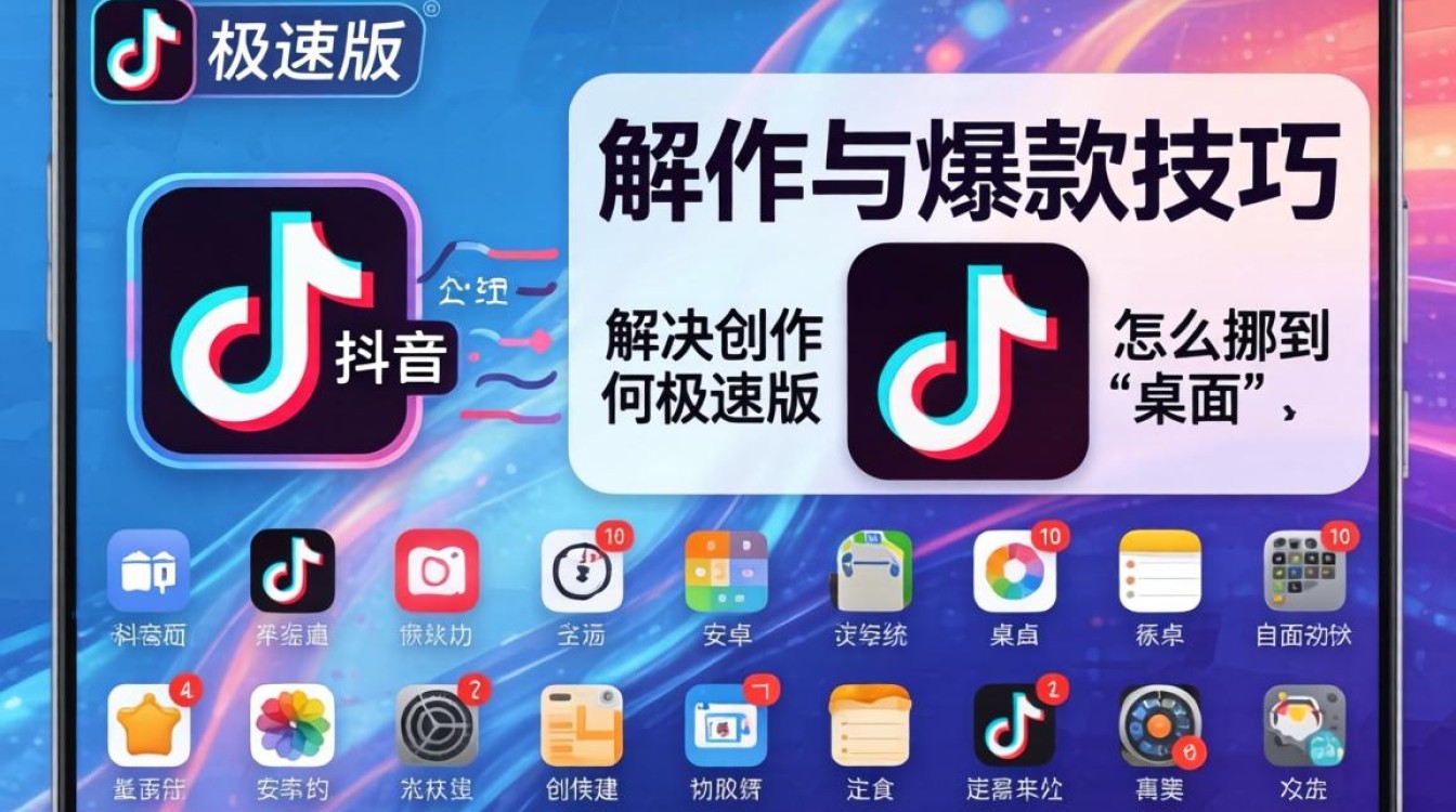 抖音极速版桌面图标设置教程