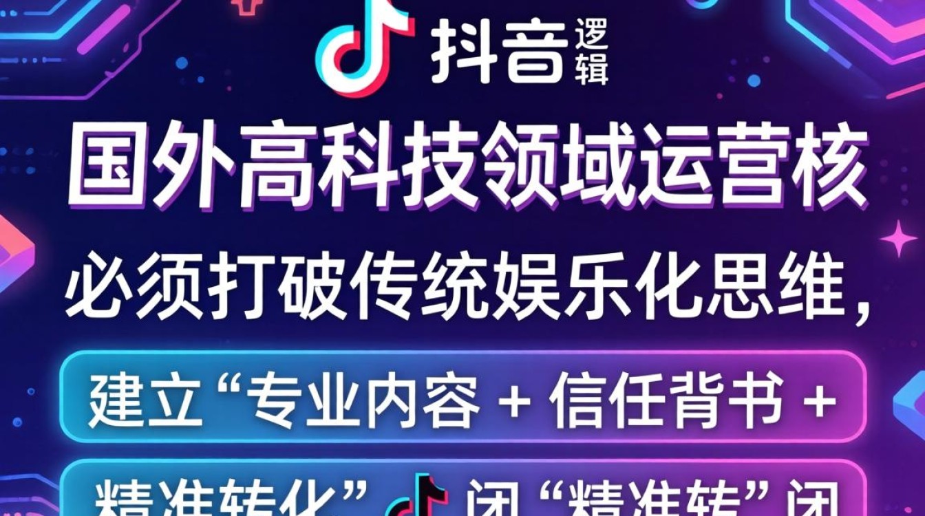 TikTok 国外高科技运营实操教程