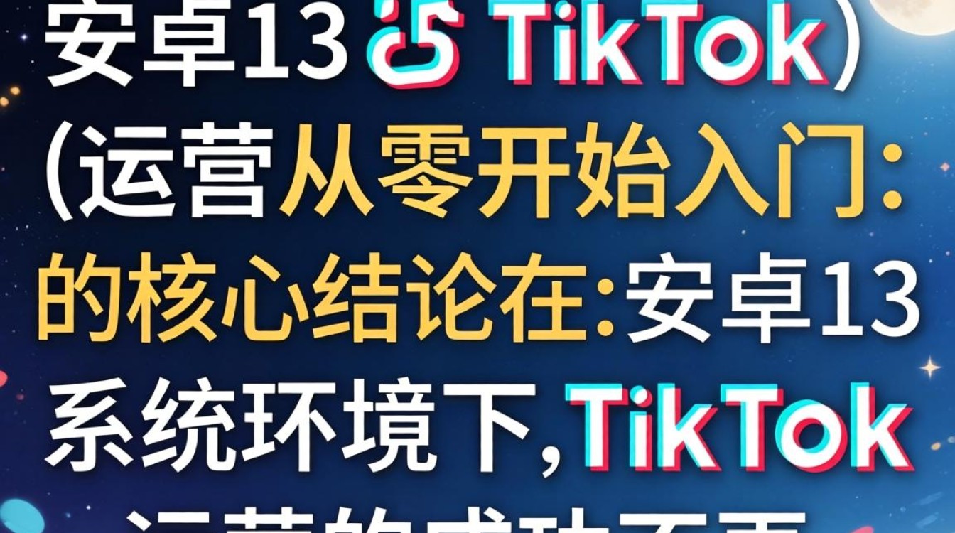 新媒体安卓13tiktok运营从零开始入门