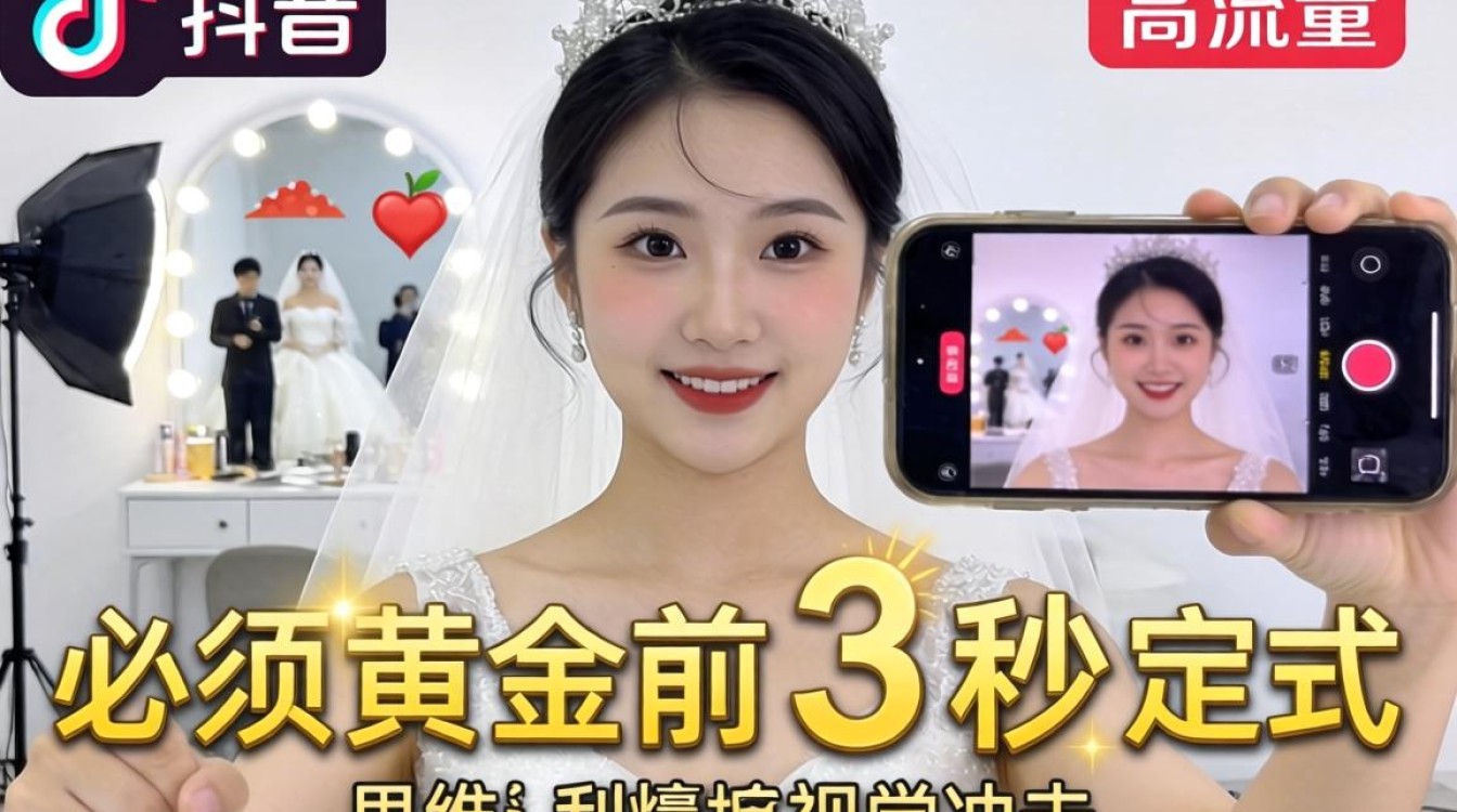 新娘婚纱拍摄技巧与流量算法解析