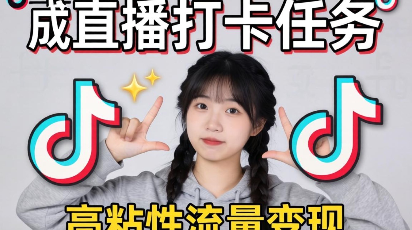 抖音直播打卡怎么做任务 商业化与持续收入技巧