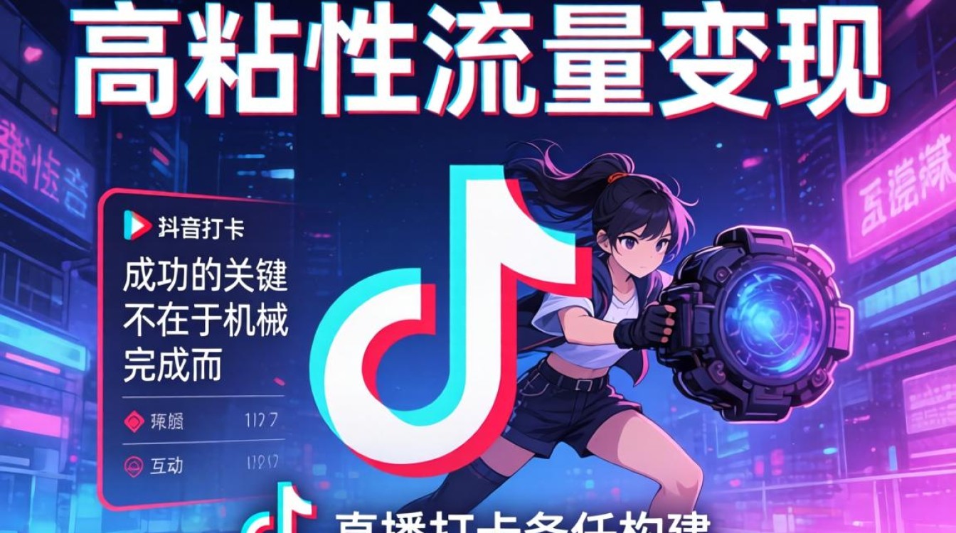 抖音直播打卡怎么做任务 商业化与持续收入技巧