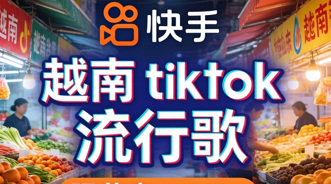 快手越南TikTok流行歌电商带货实战技巧