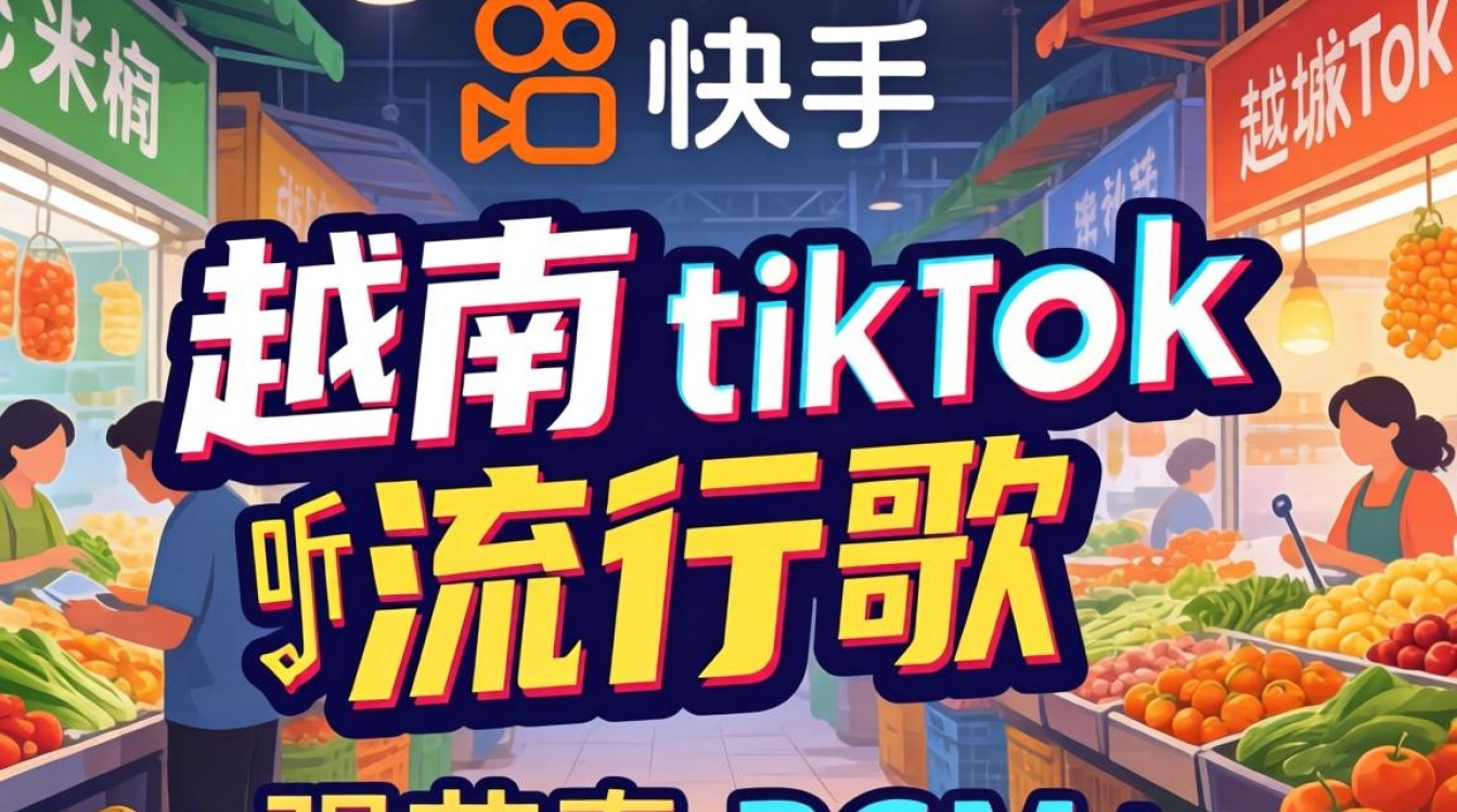 快手越南TikTok流行歌电商带货实战技巧