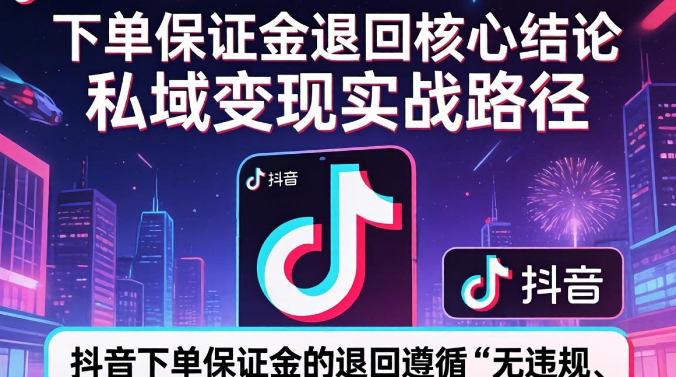 抖音下单保证金怎么退回