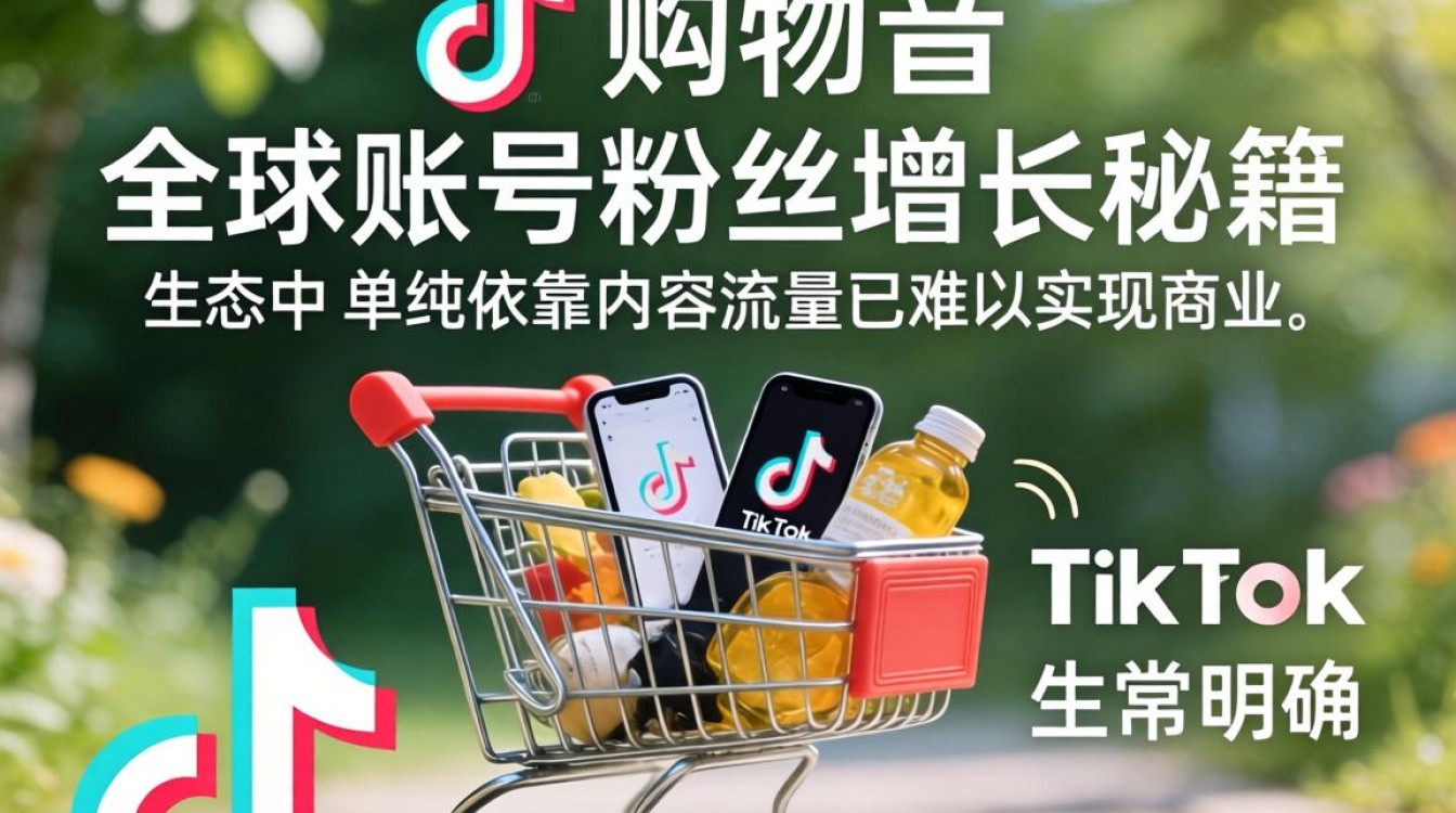 TikTok 开购物车 全球账号粉丝增长秘籍