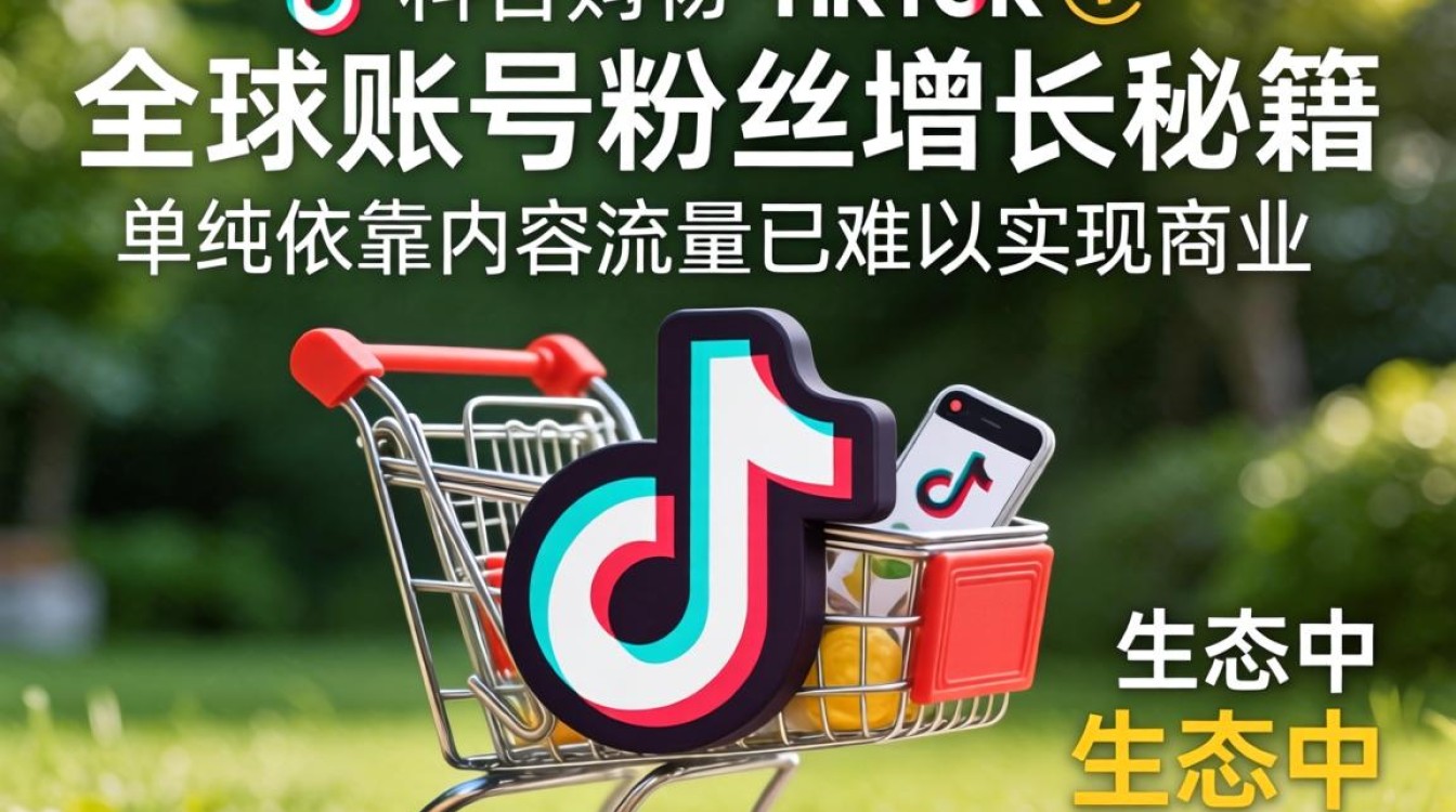 TikTok 开购物车 全球账号粉丝增长秘籍